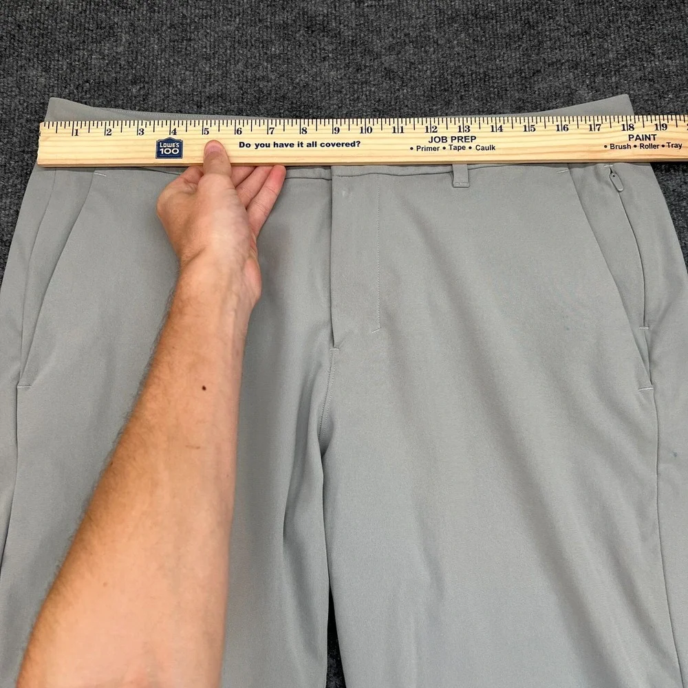 Lululemon Commission Pants Mens 36x30 Silver Drop Slim Fit Performance M5AF1S